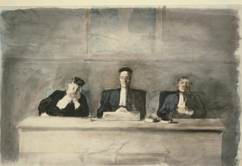 The Three Judges, 1858/60 - Honoré Victorin Daumier